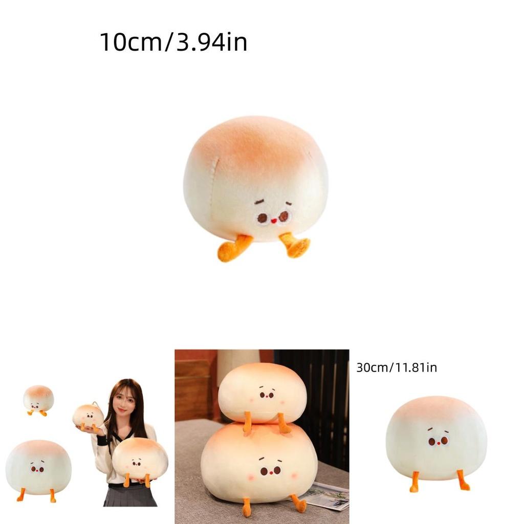 Cute Little Bread Pillow Creative New Bread Doll Plush Toy Adorable Dumpling Children's Stuffed Toy