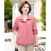 Mid-Aged Women's Stylish Spring Windbreaker Jacket