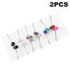 2Pcs/set Hijab Clips Scarf Brooch Pin