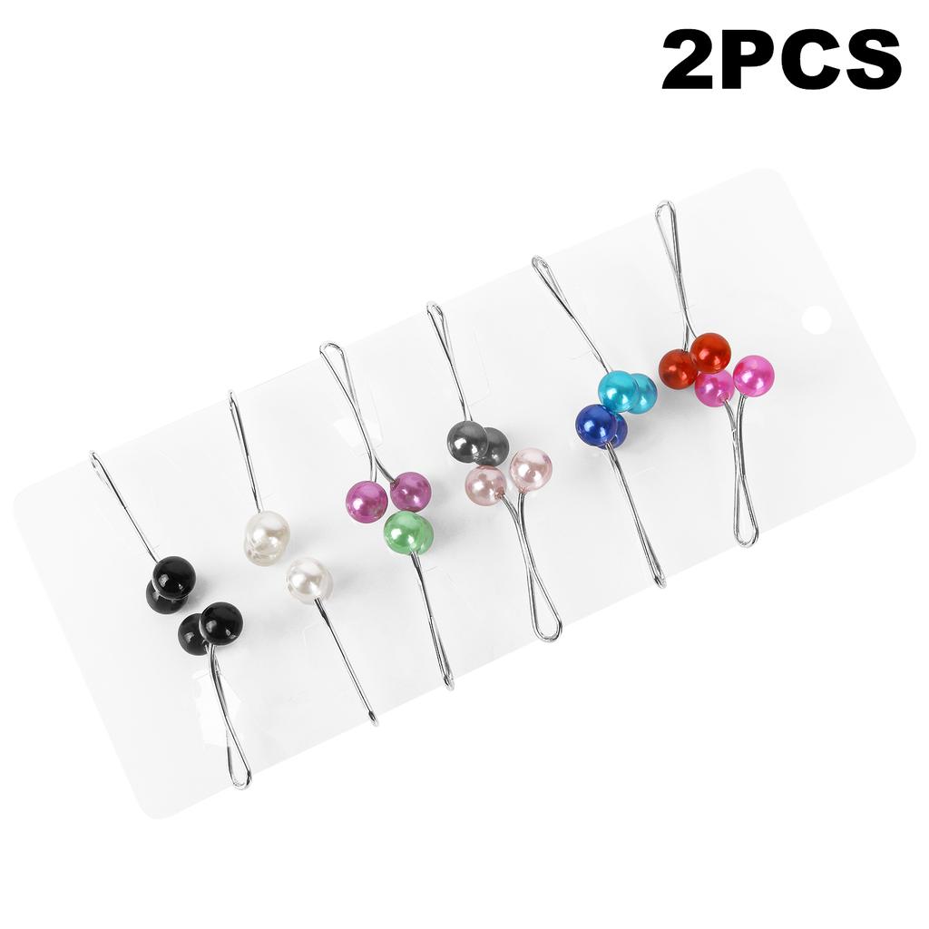 2Pcs/set Hijab Clips Scarf Brooch Pin