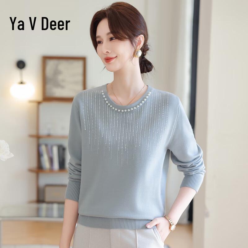 

Yalu Women s Loose Fit Beaded Knit Top 3XL