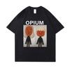 OPIUM Ken Carson Destroy Lonely T-Shirt Funny Wii Characters Meme Graphic T Shirts Women Cartoon Print T-shirt Woman Tops