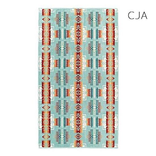 Pendleton JACQUARD TOWEL XB233 Chief Joseph Aqua F