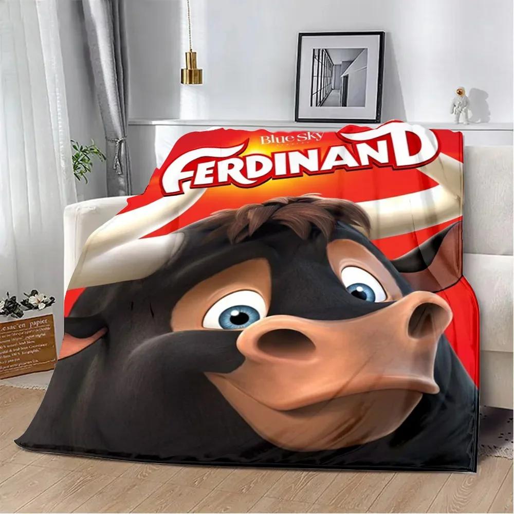 

Ferdinand cartoon Printed Blanket Picnic Blankets Warm Blanket Soft and Comfortable Blanket Home Travel Birthday Gift 40x50in