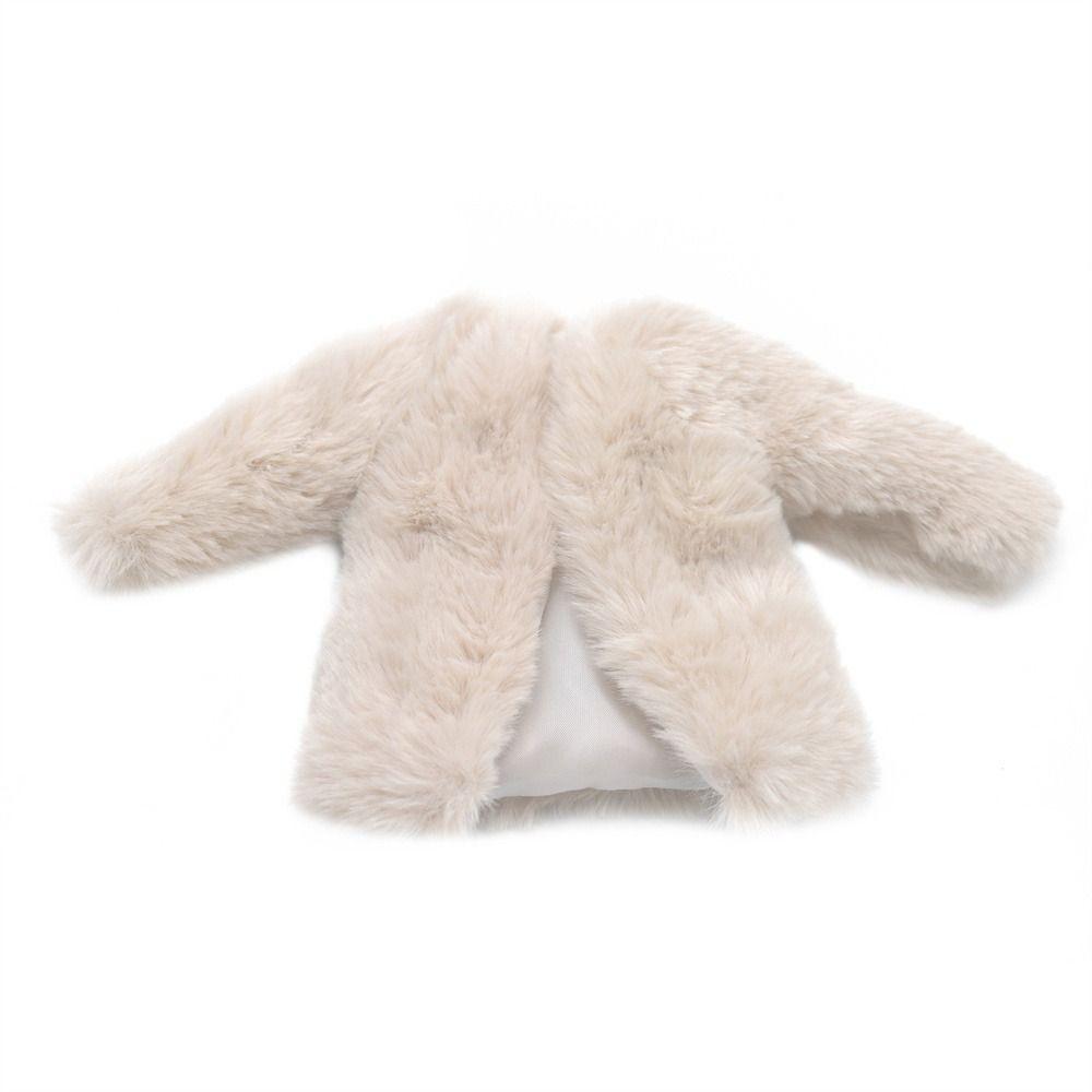 Casual Wear Doll Overcoat Long Coat Doll Plush Coat Dolls Accessories Doll Clothes  Girls Toy