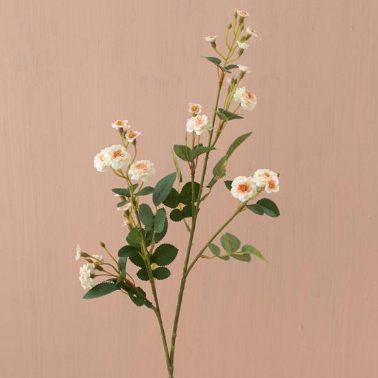 Artificial Flowers Fake Silk Ani Little Rose Realistic Fake Flowers Indoor Outdoor Decoration Wedding Garden Event Photography Prop