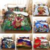 Factory 3D Digital Printing Quilt Set Three-Piece Cartoon Animation Thickened Grinding Kit