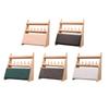 Elegant Wood Rings Holder Necklace Display Stand Fashionable Jewelry Display Rack Wood Texture for Jewelry Organization
