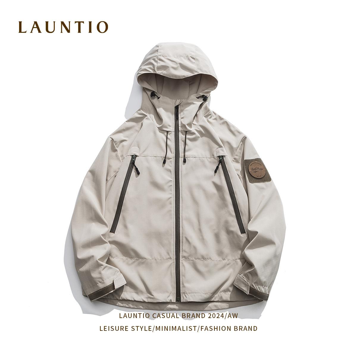 Новая модная уличная водонепроницаемая толстовка с капюшоном для мужчин с липучкой — фото 6