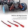 3Pcs PH2.0 To JST Plug Adapter Connector for AXIAL SCX24 1/24 Tracked Vehicle Upgrade Part