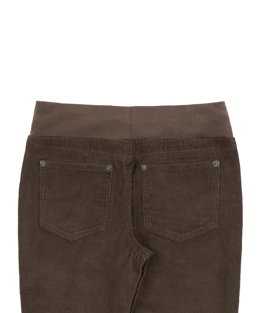 PEPLEE Banding Corduroy Boots Cut Pants (Brown)