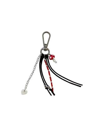 OPENTYPE Suade Mushroom Keyring (RED)