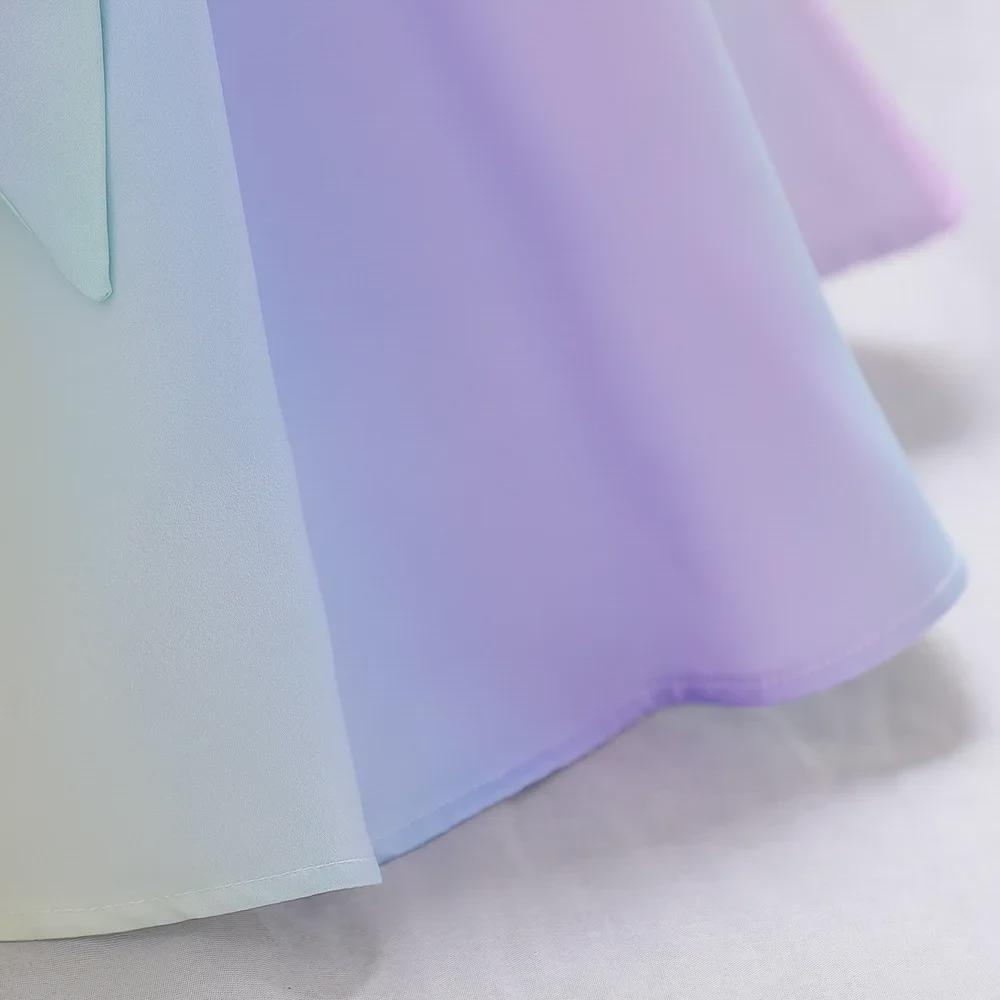 Children's Gradient Satin Princess Dress 2025 - European & American Style