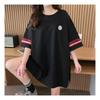 Navava Casual Simple Loose FiT Round Neck ShorT Sleeve T shirT nT1737