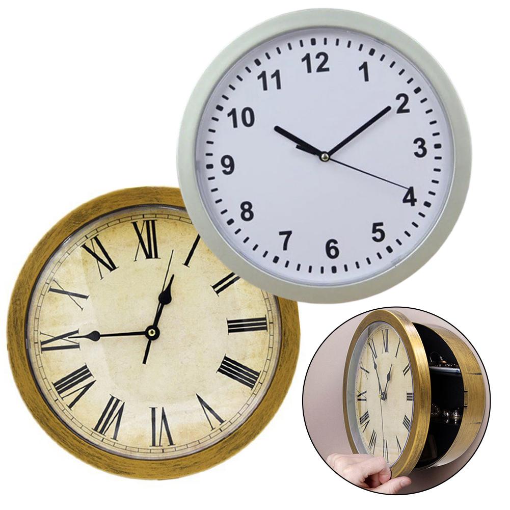 For Home Security Secret Safe Wall Clock 25*7CM Concealed Safe Design Decorative Wall Clock Multi-Purpose Clock