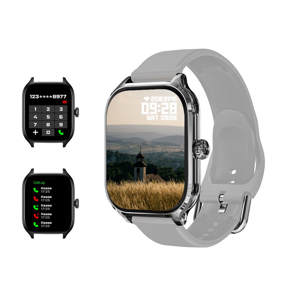 

H9 Smart Watch 2.01-inch HD Display Receive Make Calls Message Preview Sport Mode Weather Forecast Smart Watch срібний