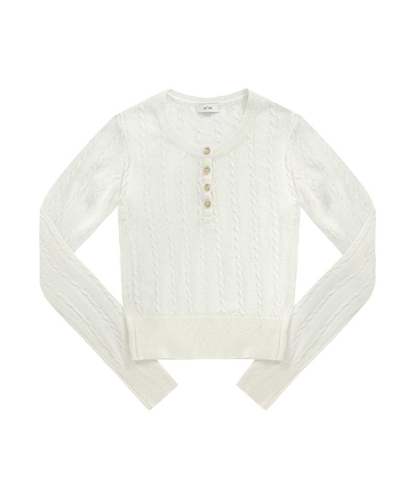 Aejeuon Misty Cable Knit / Ivory
