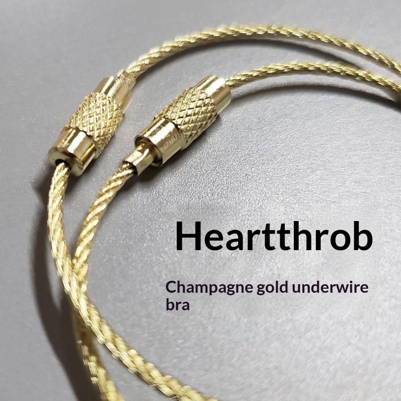 Gold-Plated Wire Ring Universal Tag For Bags And Cartoon Keys, Stainless Steel Electroplated Wire Chain