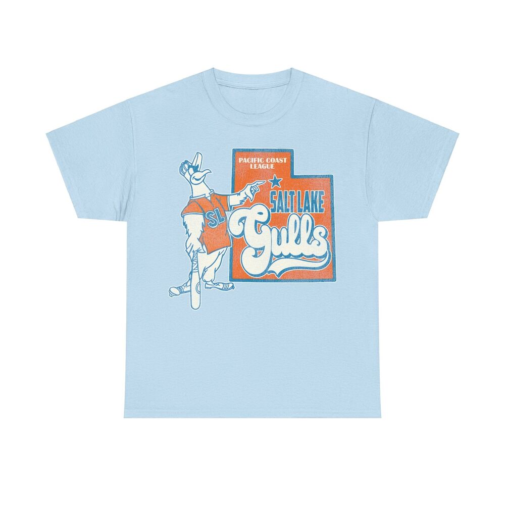 Salt Lake Gulls Utah Nostalgic Retro Baseball Team T-shirt Unisex T-Shirt XXXL