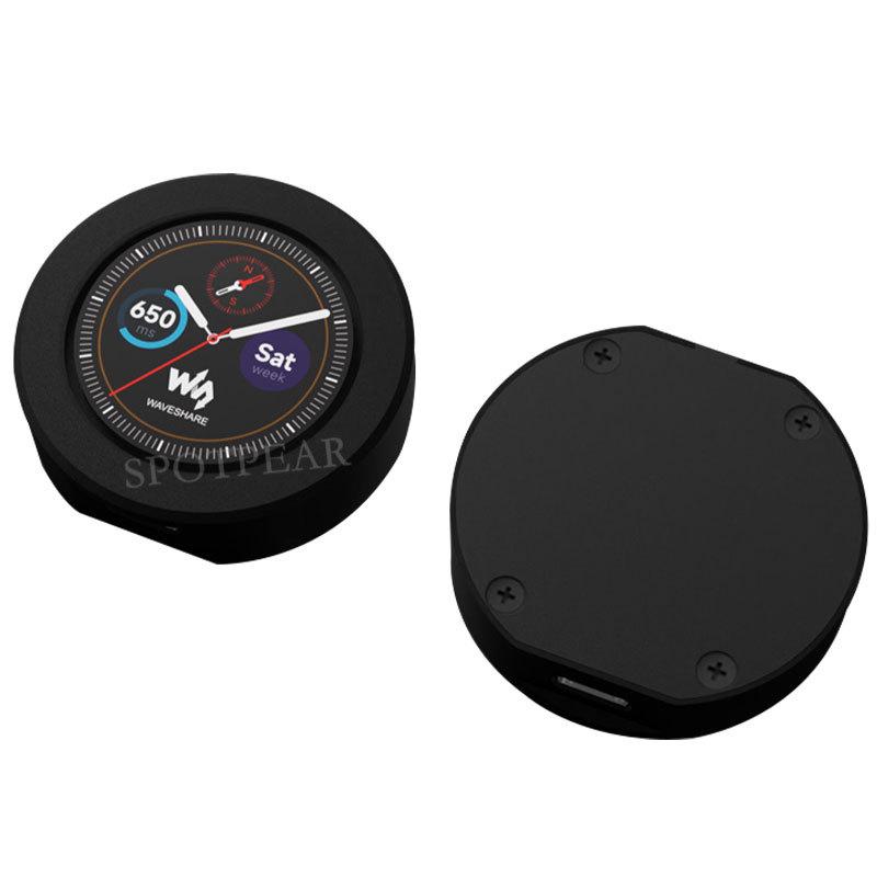 Raspberry Pi Pico 2 RP2350: 1.28" Round LCD Touchscreen Dev Board with 6-Axis Feature