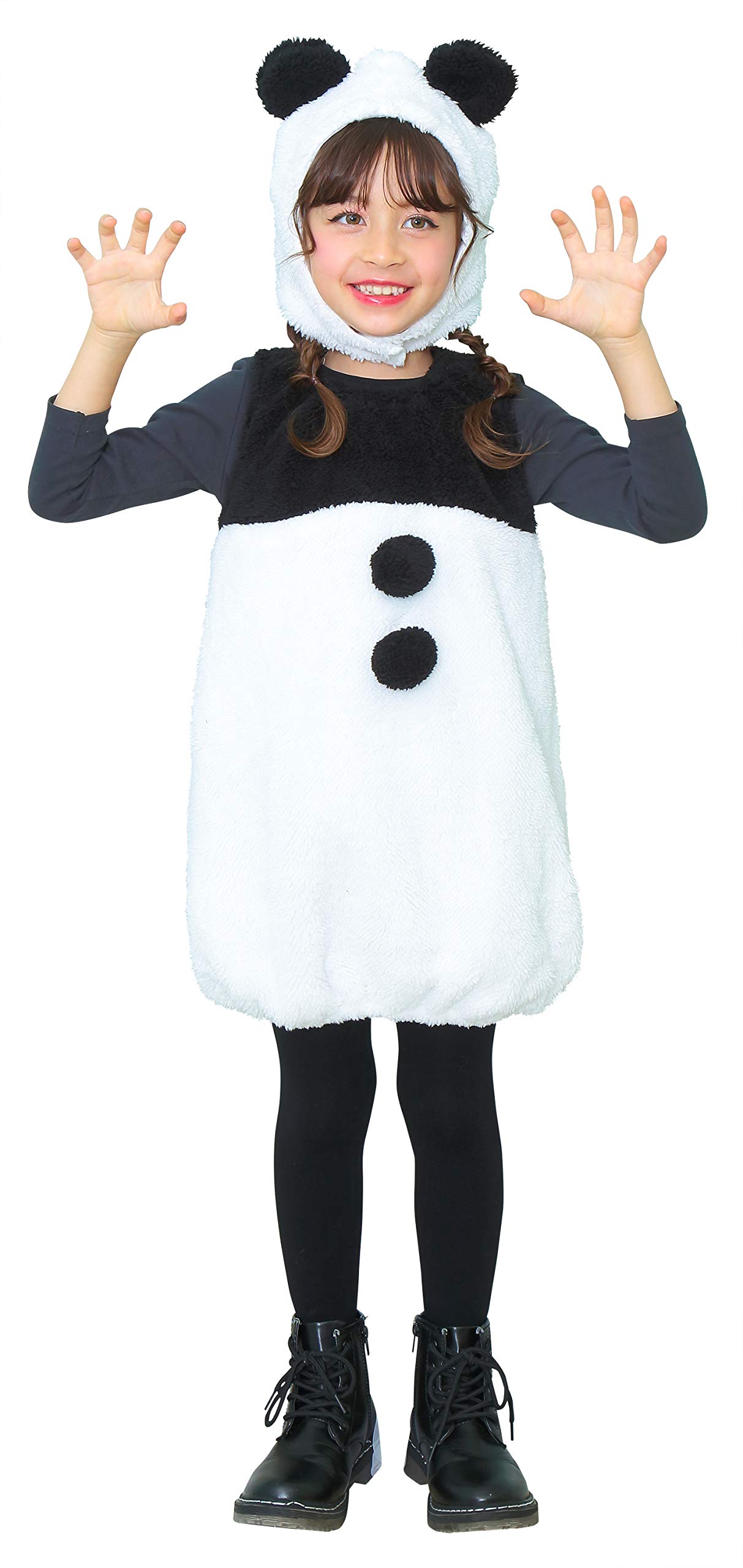 

Party City Wonder Косплей Милая Панда Дети 120 см Белый Черный