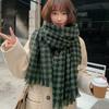 Autumn/Winter Style Women'S Scarf Korean Style Versatile Thickened Shawl Warm Neck Warmer