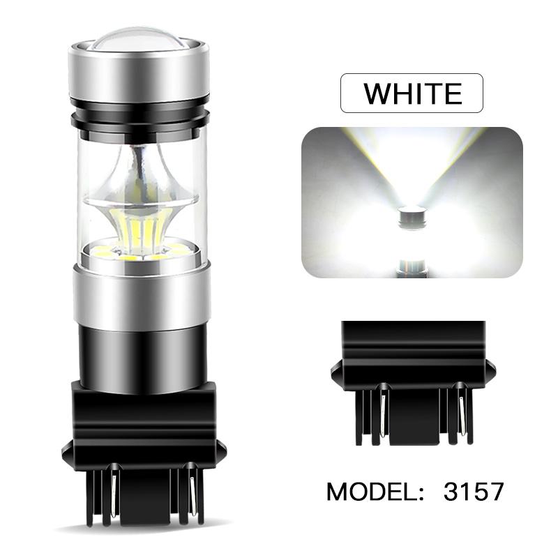 2PCS LED Bulb 1156 BA15S P21W 1157 BAY15D P21/5W BAZ15D P21/4W 3157 P27/7W T25 7443 W21/5W T20 Brake Reverse Turn Signal Lights
