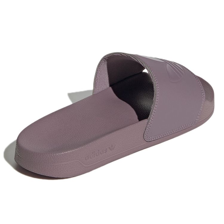 Adidas Originals Adilette Lite Comfortable Casual Rubber Sole Non-Slip Slide Sandals Unisex Footwear Lavender GX8895