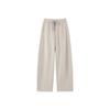 PEACEBIRD Women's High-Waist Knit Banana Wide-Leg Pants