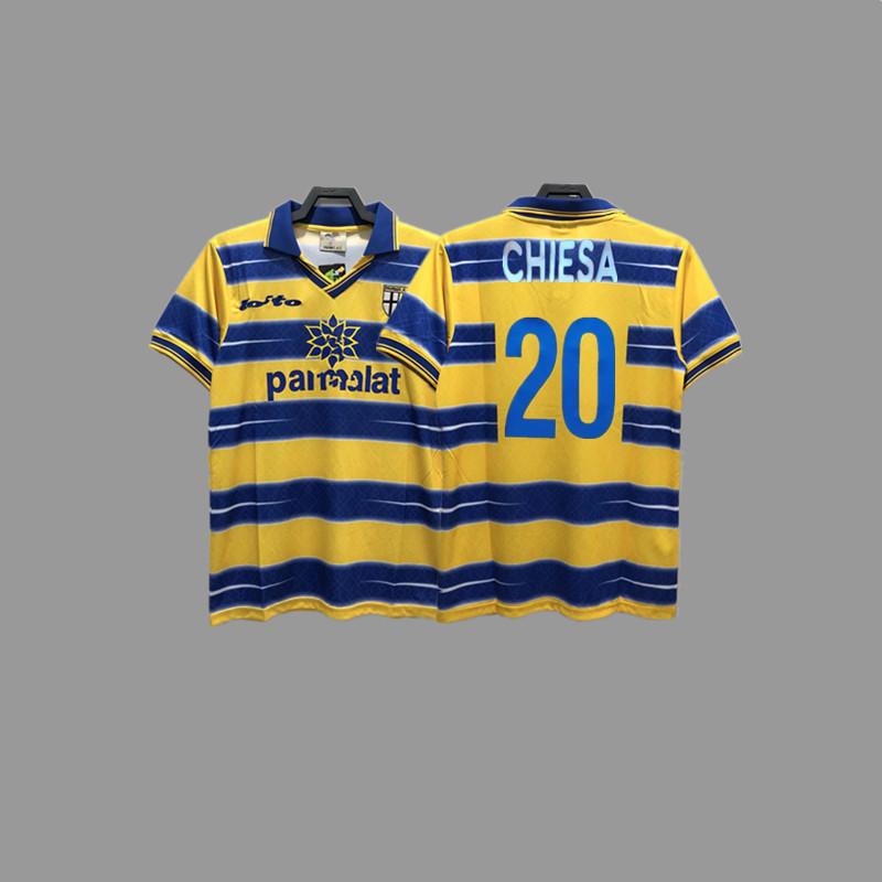 Parma Retro Trikot Fußballtrikot Klassisch Nostalgisch Zola Cannavaro Buffon Gilardino Trikot