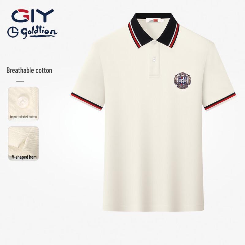 Goldlion Men s Short Sleeve Polo Shirt L