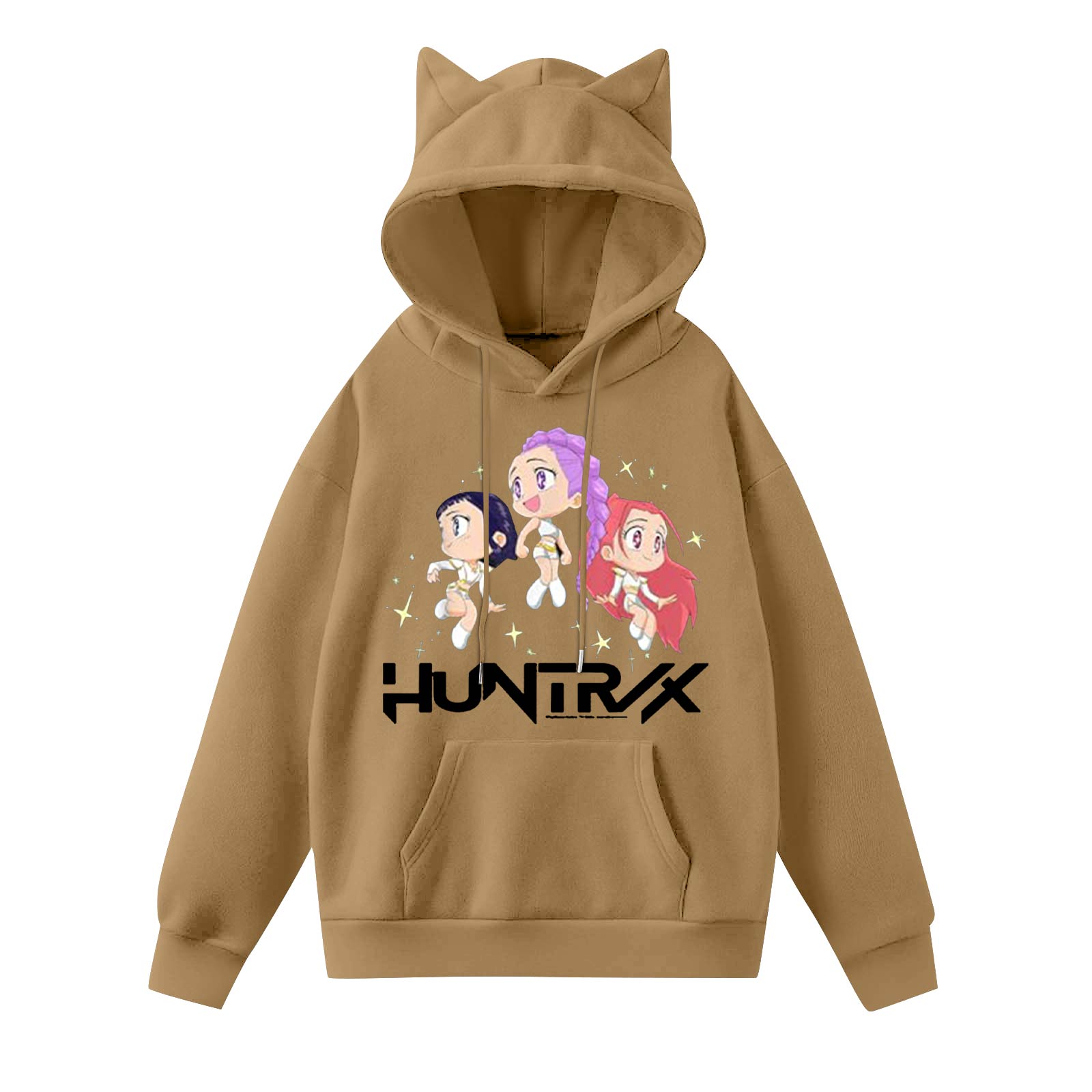 

Женская мода повседневная толстовка с капюшоном с длинным рукавом и круглым вырезом с карманами M