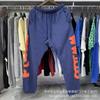 2026 Unisex 555555 Mesh Foam Print Hip Hop Loose Heavyweight Fleece Hooded Sweatshirt