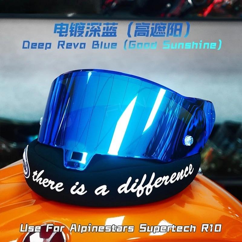 Motorradhelm Anti-UV PC Visierlinse für Alpinestars Supertech R10 Helm Visierlinse