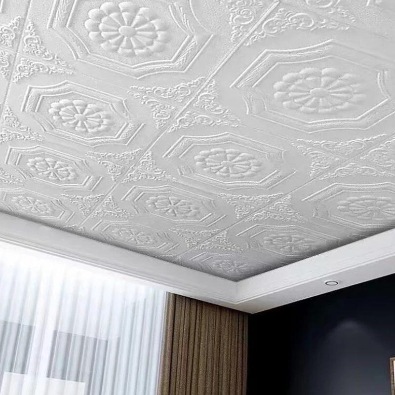 35cmx35cm Oil-proof Decoration Bed Room Decor Waterproof Wall Decororation Foam Self-Adhesive Ceiling Anti-fouling Home Stickers