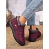 Women's Shoes with Winter Velvet and Thick Snow Anti Slip, Wearing Women's Boots for Warmth and Snow Boots