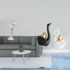 Graceful Dancing Girl And Swan Figurines Modern Art Sculpture Creative Desktop Ornament for Bedroom