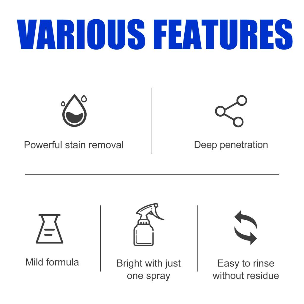Powerful Stain Remover for Bathroom Glass and Stainless Steel Surfaces Shower Head Cleaner for Efficient Home Cleaning