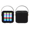 Children Mini Karaoke Machine BT 5.3 LED Lighting Effects Wireless Bluetooth Speaker with 2 Micropho