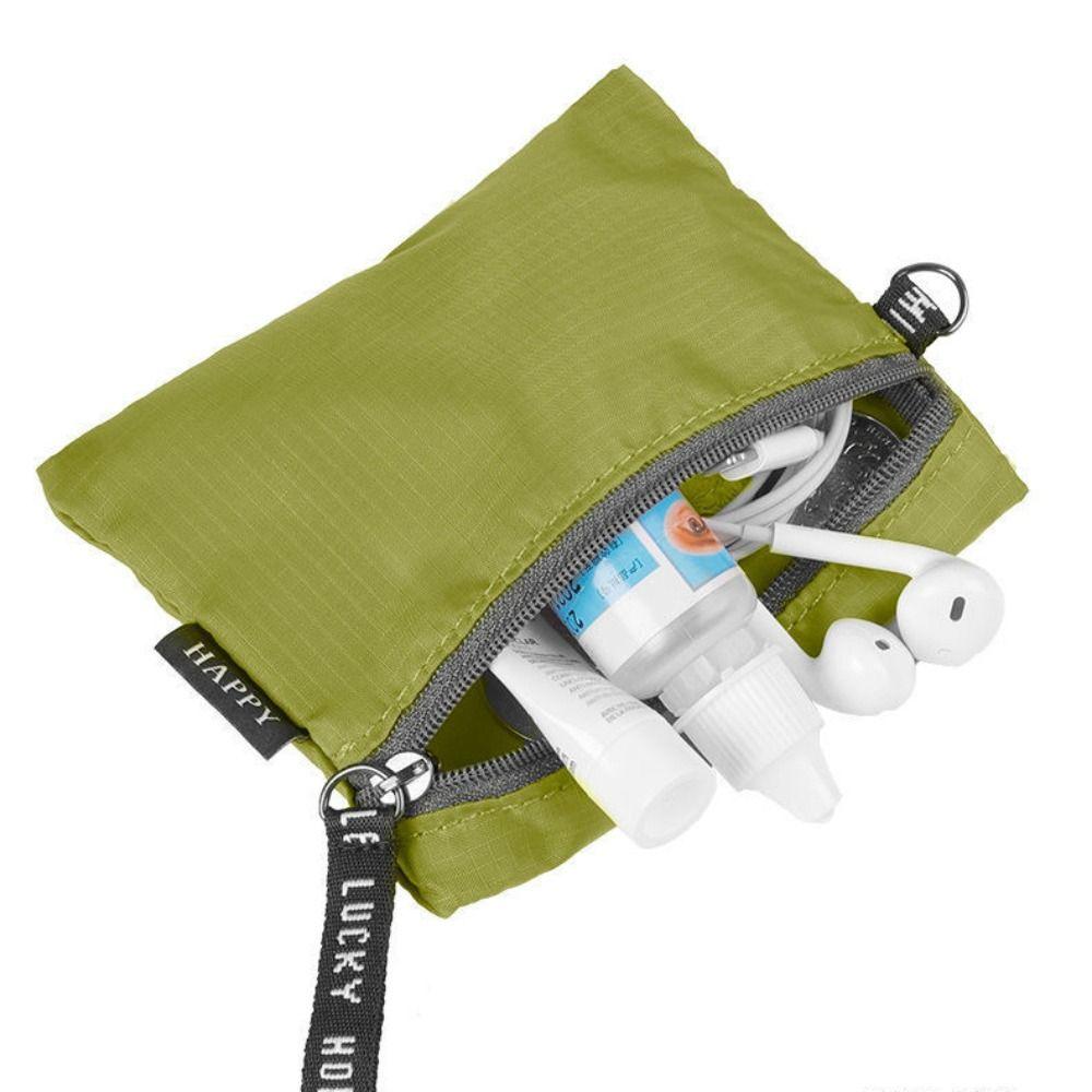 Zipper Outdoor Organizer Waterproof Ultralight Travel Cosmetic Bag Large Capacity Portable Coin Purse For Camping Hiking
