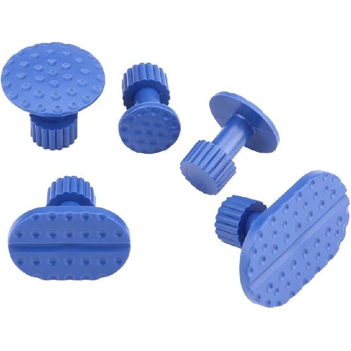 30pcs Glue Pulling Tabs Car Body Dent Removal Pulling Tabs Paintless Dent Repair Tools Glue Puller Tabs Set Blue Glue Pull Tabs pulling block puller