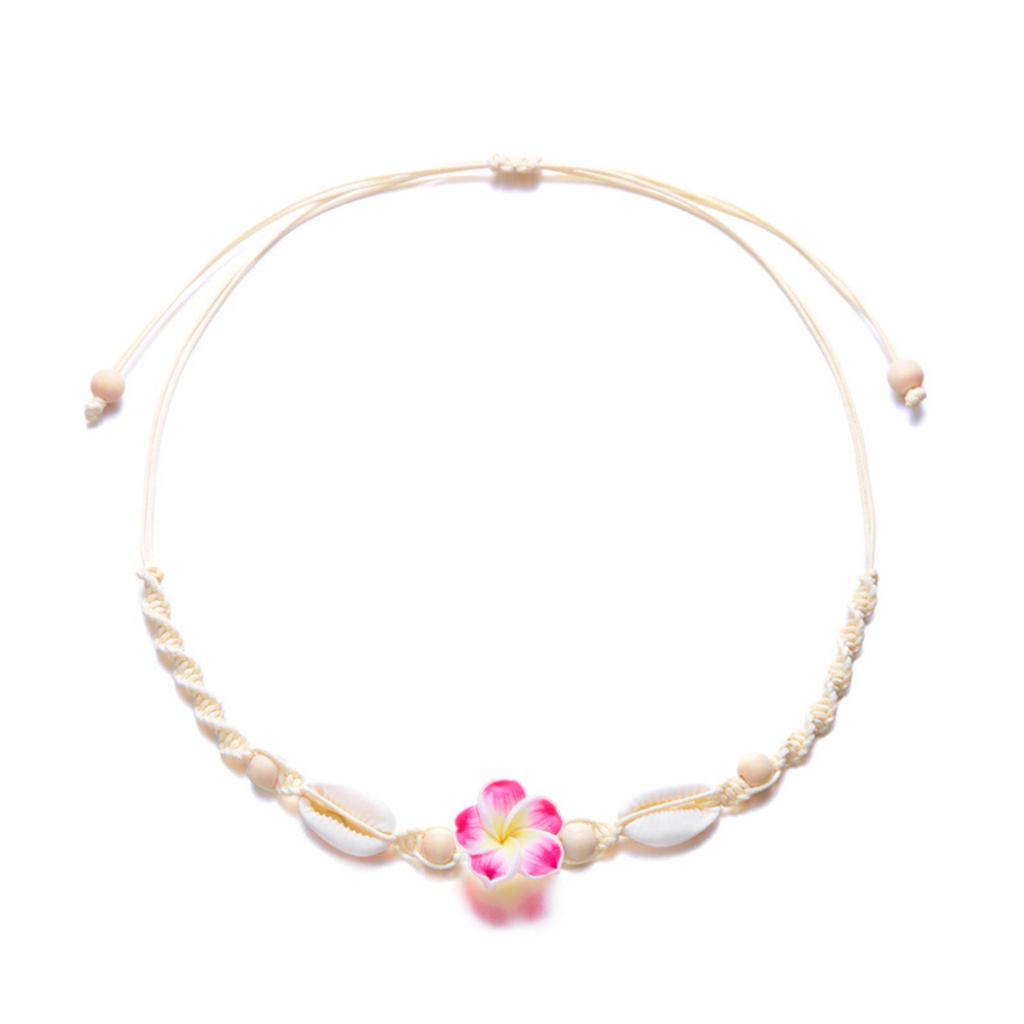 Summer Fashion Soft Flower Adjustable Necklace