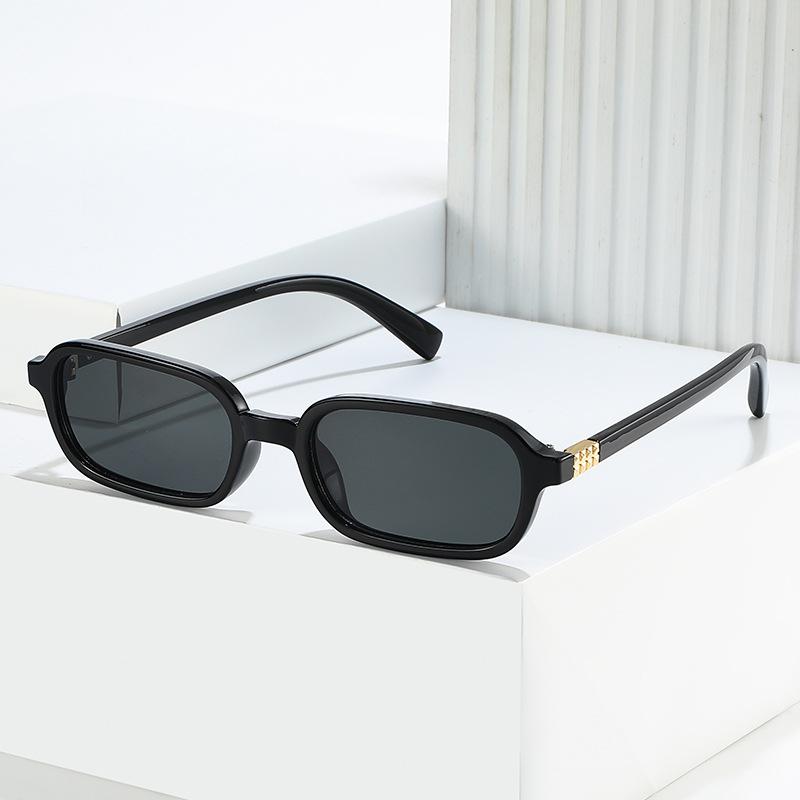 Narrow Frame Sunglasses, Personalized Fashion Square Simple And Elegant Versatile Sunglasses