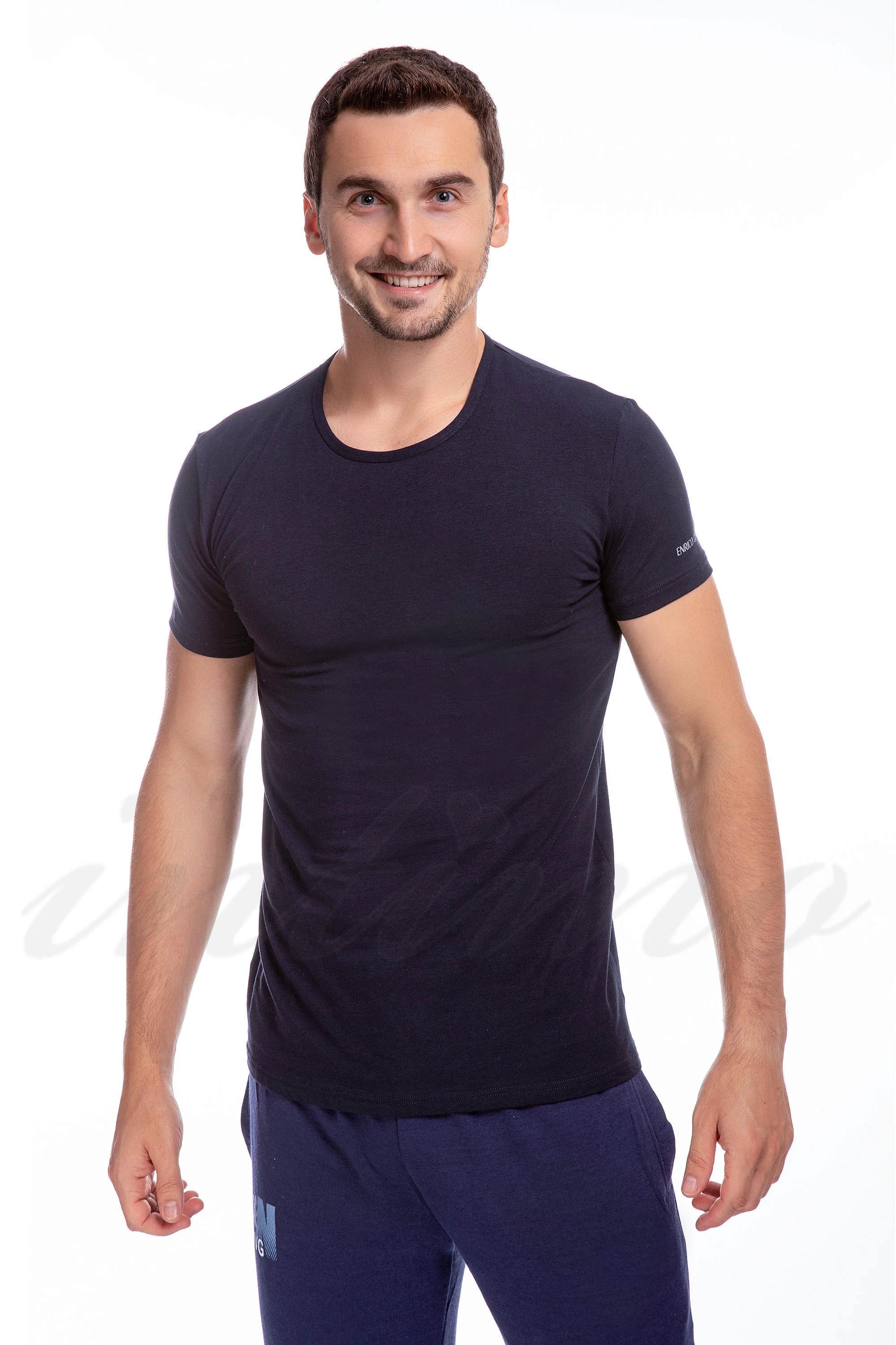 

Футболка Enrico Coveri (60356) 48(M) імперська синього кольору