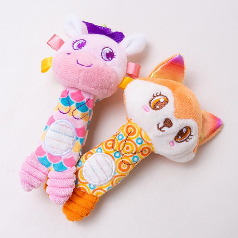 1Pc Toddler Plush Sleep Soother Toy Stuffed Doll For Toddler Sleep Soothers Toy Developmental Hand Grip Toy For Kids