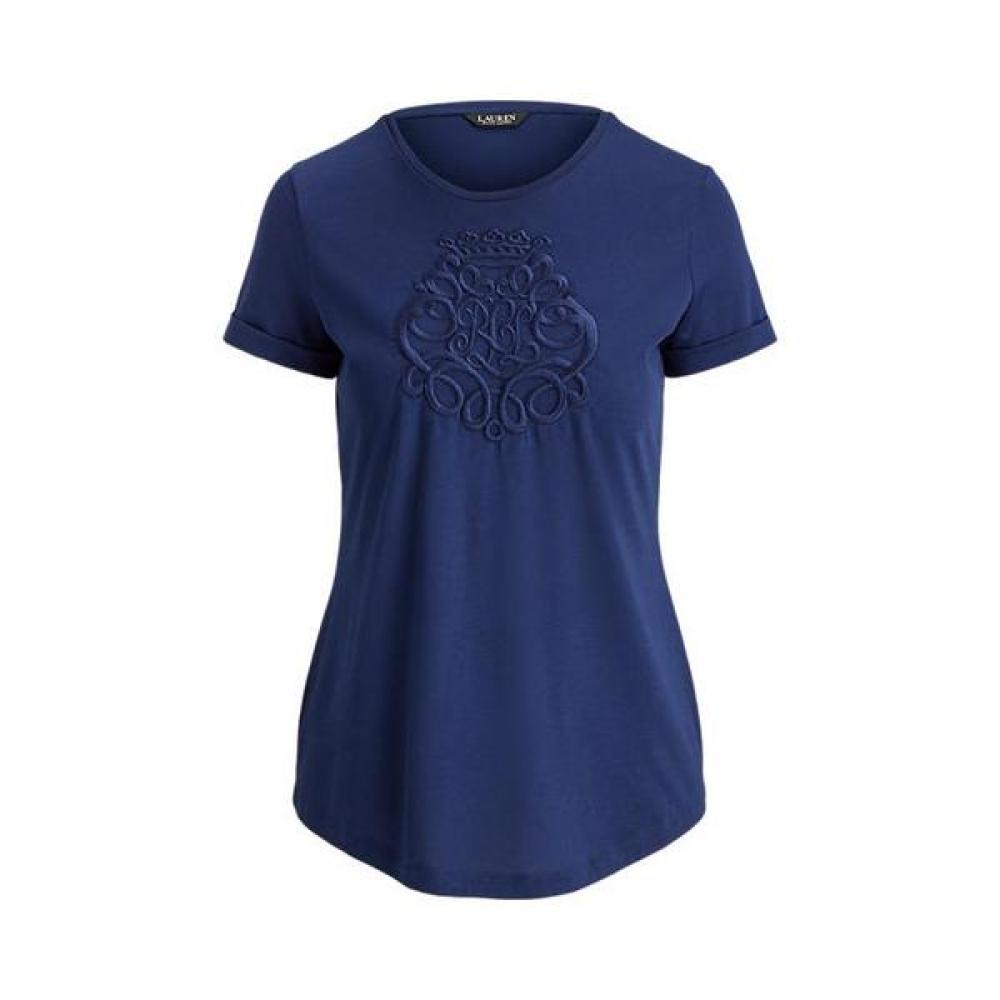 Lauren Ralph Lauren Cotton Modal Jersey Tee Wmlrknisn820308410