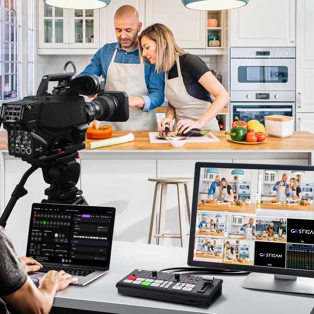 Osee GoStream Deck Video Switcher Live Streaming Mixer Production Multi-Format All-in-One