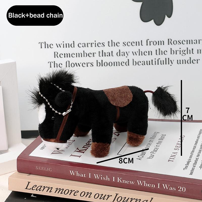 

Мультяшний кулон у вигляді коня знаку зодіаку, підвіска-брелок для автомобіля, підвіска для рюкзака, лялька-маскот, рік, китайський стиль, подарунки, прикраса