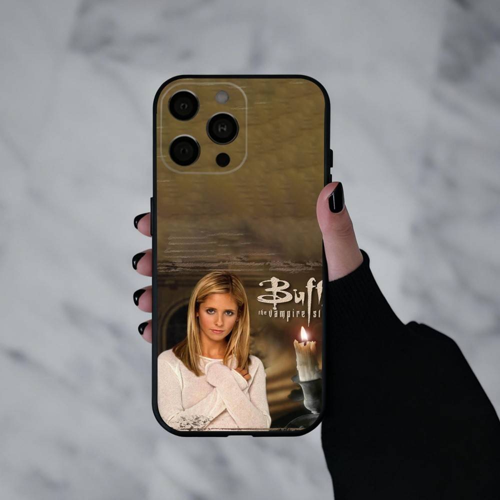 B-Buffy the V-Vampire Slayer   Phone Case Silicone Soft For IPhone 17pro 16 15 14 13 12 11 X XR Plus Pro Max Plus