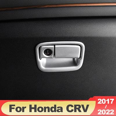 ABS Carbon Car Co-pilot Glove Storage Box Handle Bowl Cover Trim Accessories For Honda Crv CR-V 2017 2018    2022